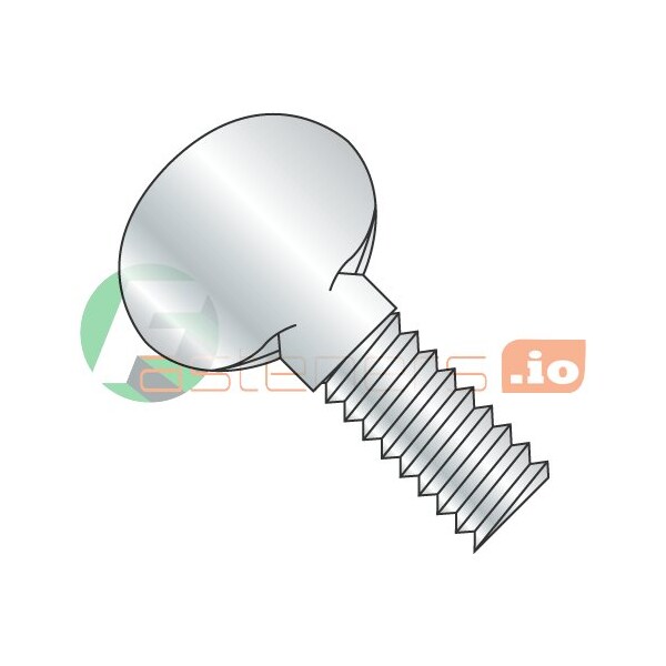 Newport Fasteners Thumb Screw, #8-32 Thread Size, Spade, Zinc Plated Steel, 0.3 in Head Ht, 1 in Lg, 2000 PK 321573 - main